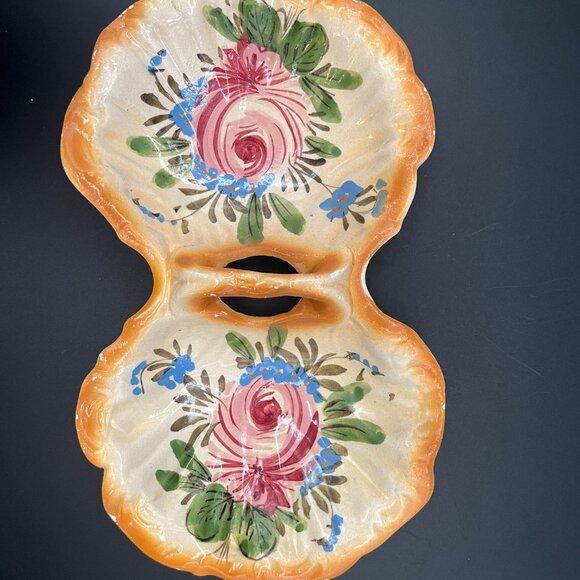 Vintage Italian Ceramic Hand Painted Candy Dish. Made in Italy‎ - Picture 4 of 5